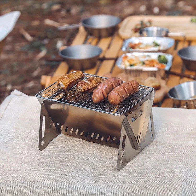 Udendørs bærbare campinggrill